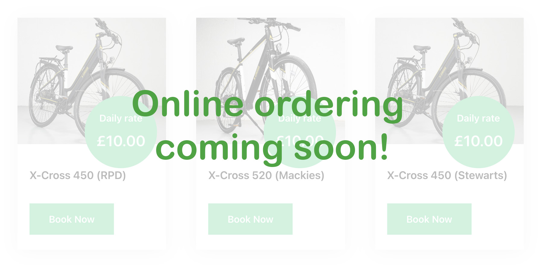 eBike Hire Zero Carbon Daviot